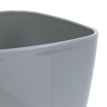 Artikel Orchideepot glanzend Ø12,5cm grijs 1 st