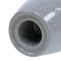 Artikel Orchideepot glanzend Ø12,5cm grijs 1 st