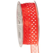 Artikel Lint met stippenpatroon voor veelzijdige seizoenscadeauverpakkingen, 1,5 cm breed, 20 m lang