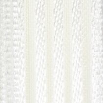 Artikel Organza lint met strepen, cadeaulint, wit, 15 mm, 20 m