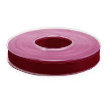 Artikel Organza lint zelfkant lint Organza Bordeaux 15mm 50m