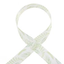 Artikel Organzalint chiffonlint groene bladranken 40mm 15m