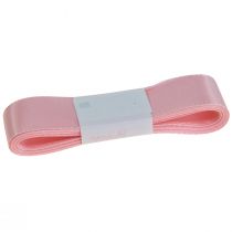 Artikel Decoratief lint cadeaulint roze lint zelfkant 25mm 3m 10st