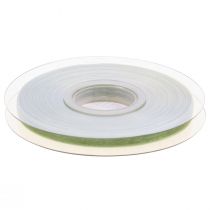 Artikel Organza lint groen cadeaulint zelfkant limoengroen 6mm 50m