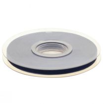 Artikel Organza lint cadeaulint donkerblauw lint blauw zelfkant 6mm 50m