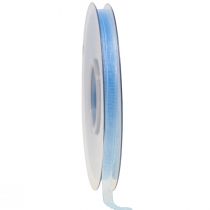 Artikel Organza lint cadeaulint lichtblauw lint blauw zelfkant 6mm 50m