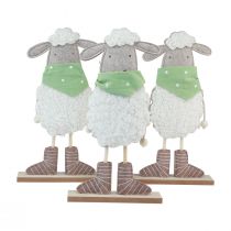 Artikel Paasdecoratie schapen tafeldecoratie Paasdecoratie figuren 37cm 3st