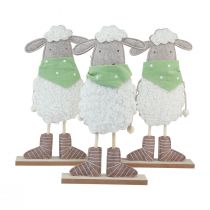 Artikel Paasdecoratie schapen tafeldecoratie Paasdecoratie figuren 37cm 3 st
