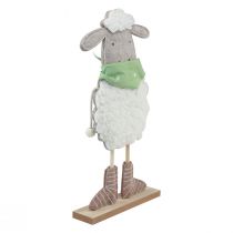 Artikel Paasdecoratie schapen tafeldecoratie Paasdecoratie figuren 37cm 3 st