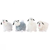 Artikel Paasdecoratie schapen tafeldecoratie decoratieve schapenfiguren 7,5cm 4 stuks
