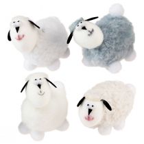 Artikel Paasdecoratie schapen tafeldecoratie decoratieve schapenfiguren 7,5cm 4 stuks