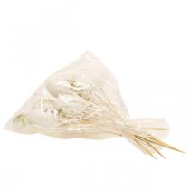 Artikel Paaseieren kunststof Paasdecoratie plantpluggen H6cm 12 stuks