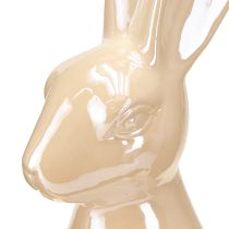 Artikel Paashaas Keramiek in Beige Keramiek Konijn Groot H49.5cm