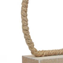 Artikel Paashaas tafeldecoratie Paasdraad boho decoratie 24cm 2st