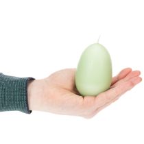 Artikel Paaskaarsen, eivormig, groen, 9 cm, 20 cm hoog, 6 stuks