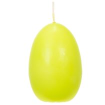 Artikel Paaskaarsen, eivormig, limoengroen, 9 cm, 20 cm hoog, 6 stuks
