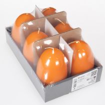 Artikel Eivormige kaarsen voor paasdecoratie, zorgen voor de perfecte paassfeer in huis, 9 cm, 20 cm hoog, 6 stuks