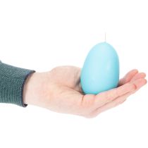 Artikel Paasei-kaars - Feestelijk ontwerpidee voor een vrolijk paasfeest - 9 cm - 20 cm hoog - 6 stuks