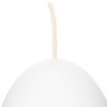 Artikel Paaskaarsen, eivormig, speciale paaskaarsen, wit, 9 cm, 6 stuks