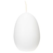 Artikel Paaskaarsen, eivormig, speciale paaskaarsen, wit, 9 cm, 6 stuks