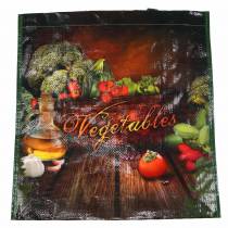 Artikel Boodschappentas met handvatten Groenten plastic 38 × 10 × 39cm