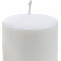 PURE stompkaars 130/70 natuurlijke waskaars met raapzaadwaskaarsdecoratie