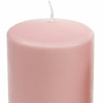 Artikel PURE stompkaars 130/70 roze decoratieve kaars duurzame natuurlijke was