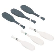 Artikel Miniatuur peddeldecoratie voor nautische doeleinden, 8 cm, 18 stuks