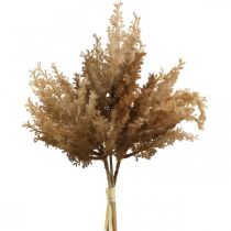 Pampagras kunst bruin droog decoratie siergras 35cm 4st
