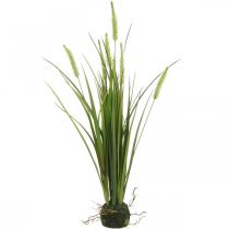Kunstrietgras met kluit kunstplant H63cm