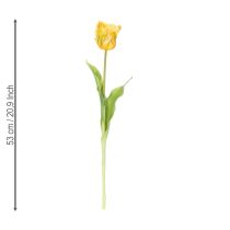 Artikel Kunstmatige tulpen voor een stijlvolle woonkamerdecoratie en lentegelegenheden, 53 cm