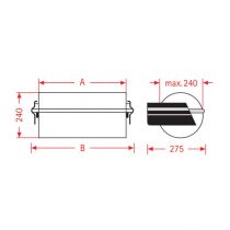 Artikel Papierfolie wanddispenser ZAC 75 cm