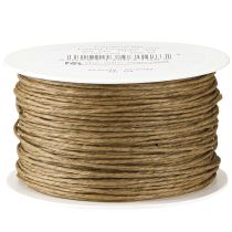 Artikel Papierdraad ambachtelijk draad draad omwikkeld bruin Ø2mm 100m