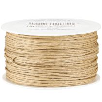 Papierdraad omwikkeld met draad Ø2mm 100m naturel