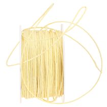 Artikel Papierkoord omwikkeld met draad Ø2mm 100m champagne