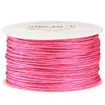 Artikel Papierkoord draad gewikkeld Ø2mm 100m roze