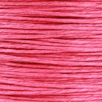Artikel Papierkoord draad gewikkeld Ø2mm 100m roze