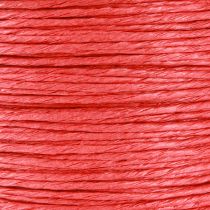Artikel Papierkoord draad gewikkeld Ø2mm 100m rood