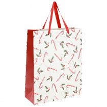 Artikel Papieren zak cadeauzakje snoepstokken 26×10×32cm 2st