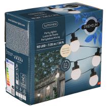 Artikel Feestverlichting LED-ballichtketting warm wit L735cm