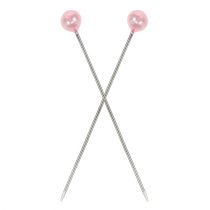 Artikel Parelkopnaalden roze Ø4mm 4cm 150 st