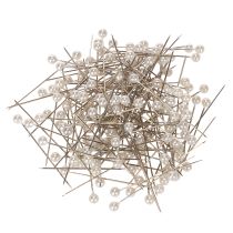 Artikel Witte spelden met parelkop, Ø4mm, 40mm