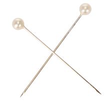 Artikel Speldjes met parelkop Ø4mm 40mm Champagne