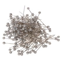 Artikel Bloemisten- en decoratiespelden met parelkop, zilver, Ø4mm, 40mm, 150 stuks