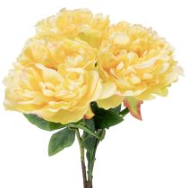 Artikel Kunstmatige pioenroos met grote bloem voor een tijdloze bloemendecoratie in huis, 60 cm, 3 stuks