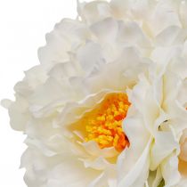 Artikel Pioenrozen Kunst Pioenrozen Wit Geel Kunstbloemen 7 Stuks