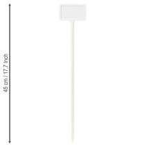 Artikel Plantenetiket voor het verschonen 40cm 10st.