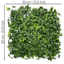 Artikel Kunstmatig klimopmatje 60x60 cm groen voor wanddecoratie