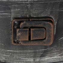 Artikel Bloempot, decoratieve bakvorm, springvorm voor planten, metalen decoratie Ø24cm H7,5cm