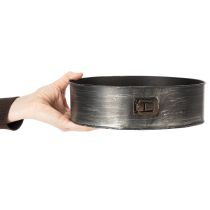 Artikel Bloempot, decoratieve bakvorm, springvorm voor planten, metalen decoratie Ø24cm H7,5cm
